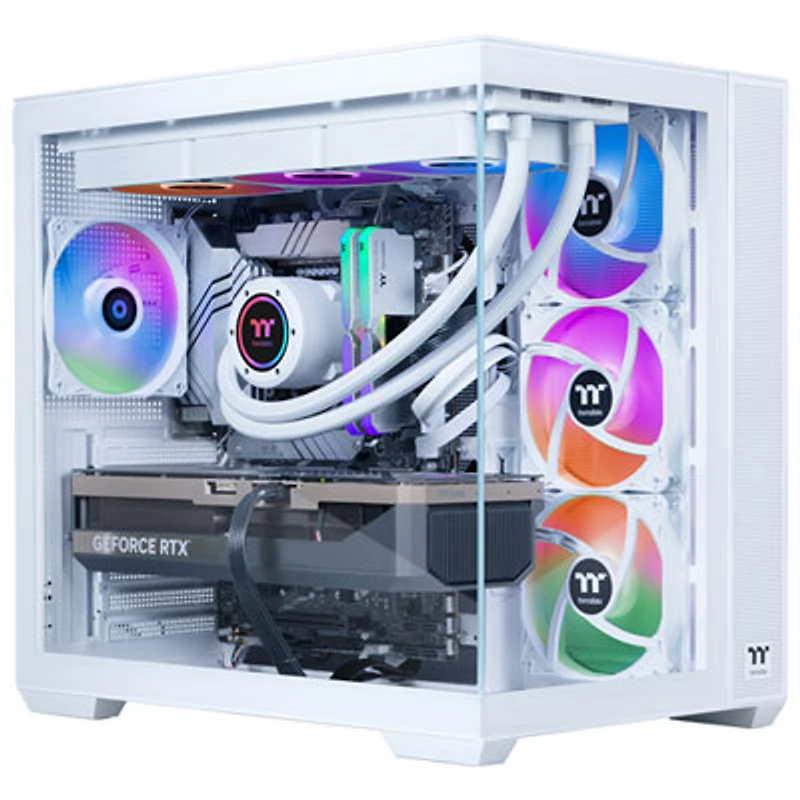 Thermaltake View Gaming PC (AMD Ryzen 7 9800X3D/32GB RAM/2TB SSD/GeForce RTX 5070/Windows 11) - English