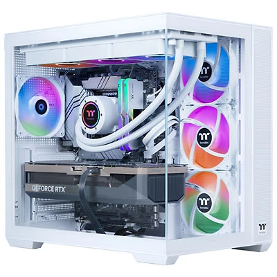 Thermaltake View Gaming PC (AMD Ryzen 7 9800X3D/32GB RAM/2TB SSD/GeForce RTX 5070/Windows 11) - English
