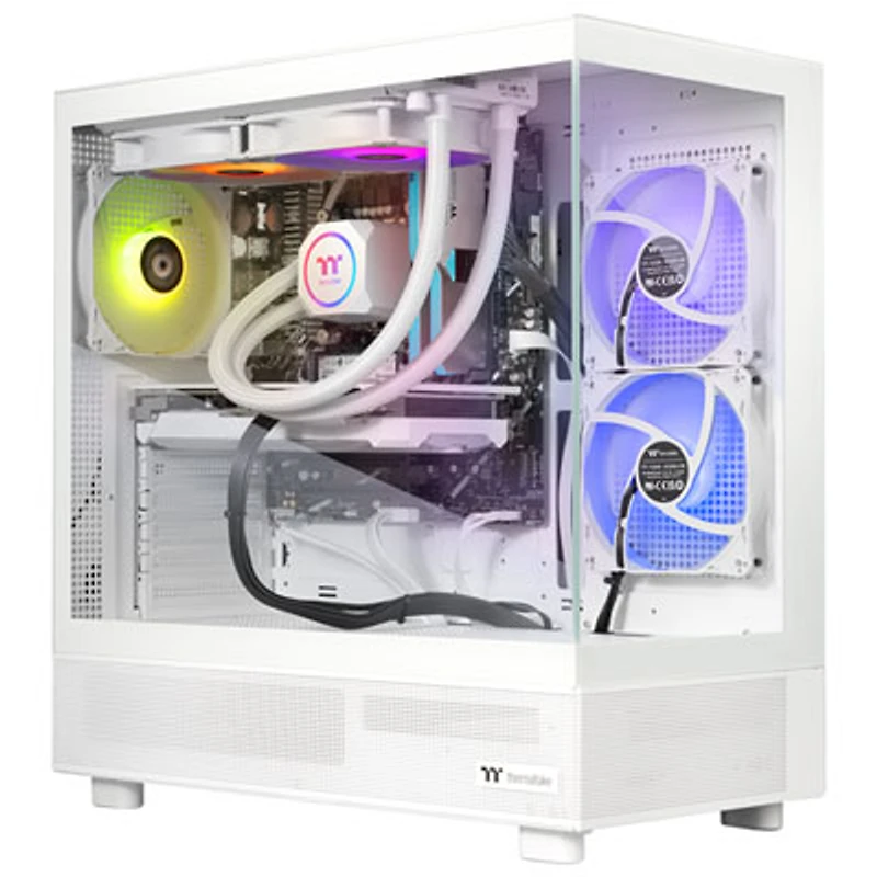 Thermaltake LCGS View Gaming PC (AMD Ryzen 7 7800X3D/32GB RAM/1TB SSD/RX 9060 XT) - Eng - Only at Best Buy