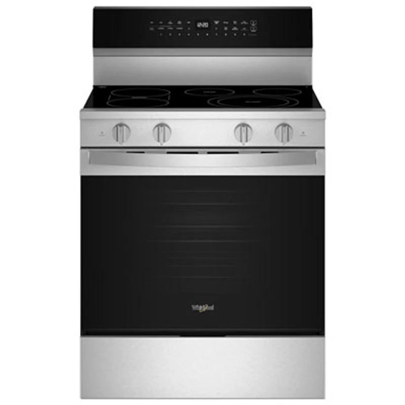 Whirlpool 30" 5.3 Cu. Ft. True Convection 5-Element Freestanding Electric Air Fry Range (YWFES7030SZ) - SS