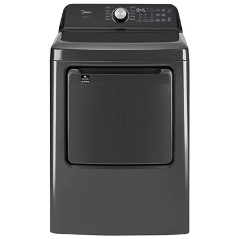Midea 7.0 Cu. Ft. Electric Dryer (MLTE52M2BGG) - Metallic Grey