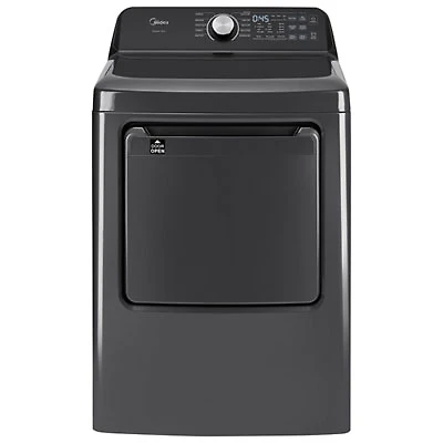 Midea 7.0 Cu. Ft. Electric Dryer (MLTE52M2BGG) - Metallic Grey
