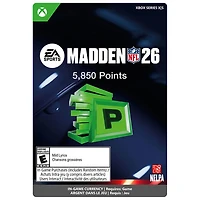 Madden NFL 26: 5850 Points (Xbox X|S / Xbox One) - Digital Download
