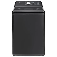 Midea 5.2 Cu. Ft. Top Load Agitator Washer (MLTW52M2BGG) - Matte Black Stainless Steel