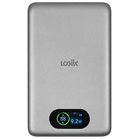 LOGiiX Piston Power 10000 mAh USB-C Power Bank with MagSafe- Graphite Grey