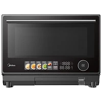 Midea 3-In-1 Microwave with Air Fryer - 0.9 Cu. Ft. (MMC09S15ABB) - Black