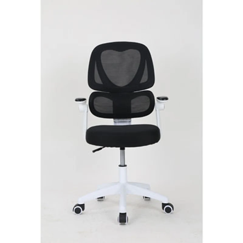 Brassex Ivy Ergonomic High-Back Fabric Office Chair - Black