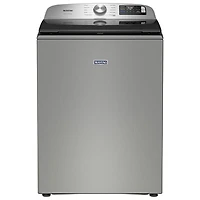 Maytag 6.0 Cu. Ft. High Efficiency Top Load Washer (MTW6205RR) - Classic Silver
