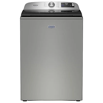 Maytag 6.0 Cu. Ft. High Efficiency Top Load Washer (MTW7205RR) - Classic Silver