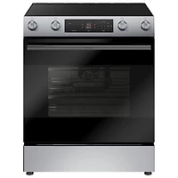 Open Box - Bosch 100 Series 30" 5.8 Cu. Ft. True Convection Slide-In Electric Air Fry Range - SS - Perfect Condition