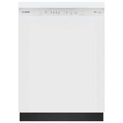 Open Box - Bosch 300 Series 24" 48dB Built-In Dishwasher w/Stainless Steel Tub (SHE41CM2N) - White - Scratch & Dent