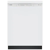 Open Box - Bosch 300 Series 24" 48dB Built-In Dishwasher w/Stainless Steel Tub (SHE41CM2N) - White - Scratch & Dent