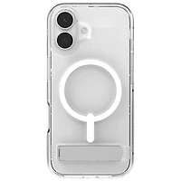 ZAGG Crystal Palace Snap Fitted Hard Shell Case with Kickstand for iPhone 17 - Clear