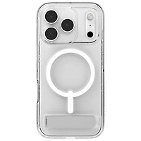 ZAGG Crystal Palace Snap Fitted Hard Shell Case with Kickstand for iPhone 17 Pro - Clear