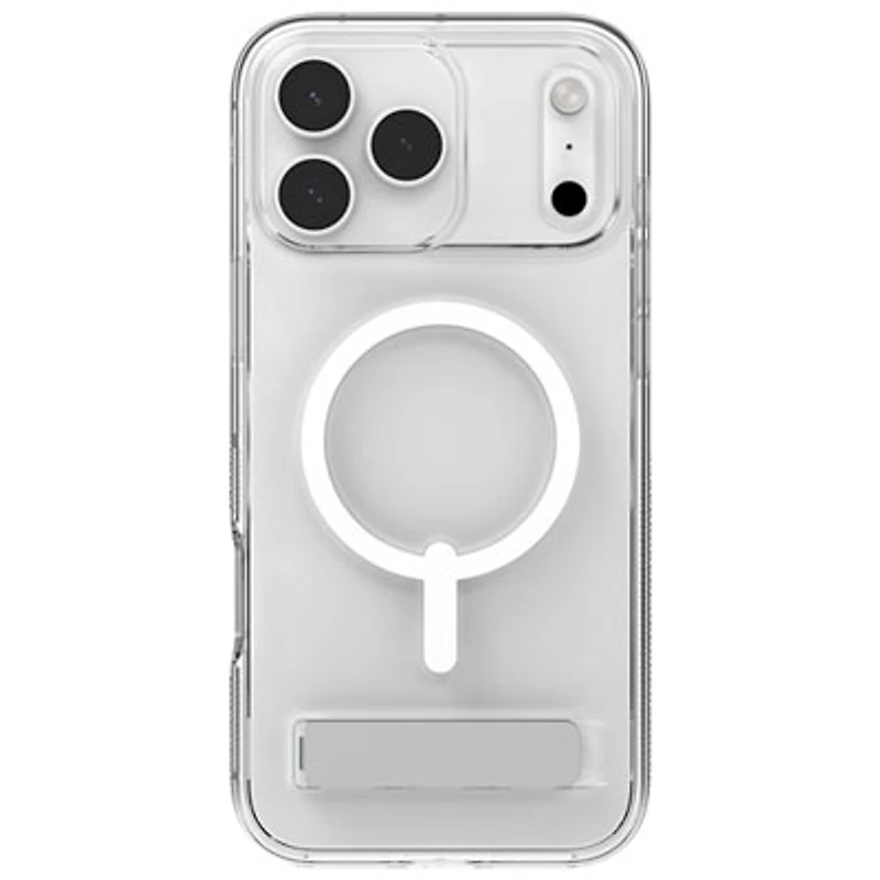 ZAGG Crystal Palace Snap Fitted Hard Shell Case with Kickstand for iPhone 17 Pro Max - Clear