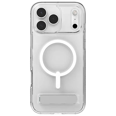 ZAGG Crystal Palace Snap Fitted Hard Shell Case with Kickstand for iPhone 17 Pro Max - Clear