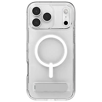ZAGG Crystal Palace Snap Fitted Hard Shell Case with Kickstand for iPhone 17 Pro Max - Clear