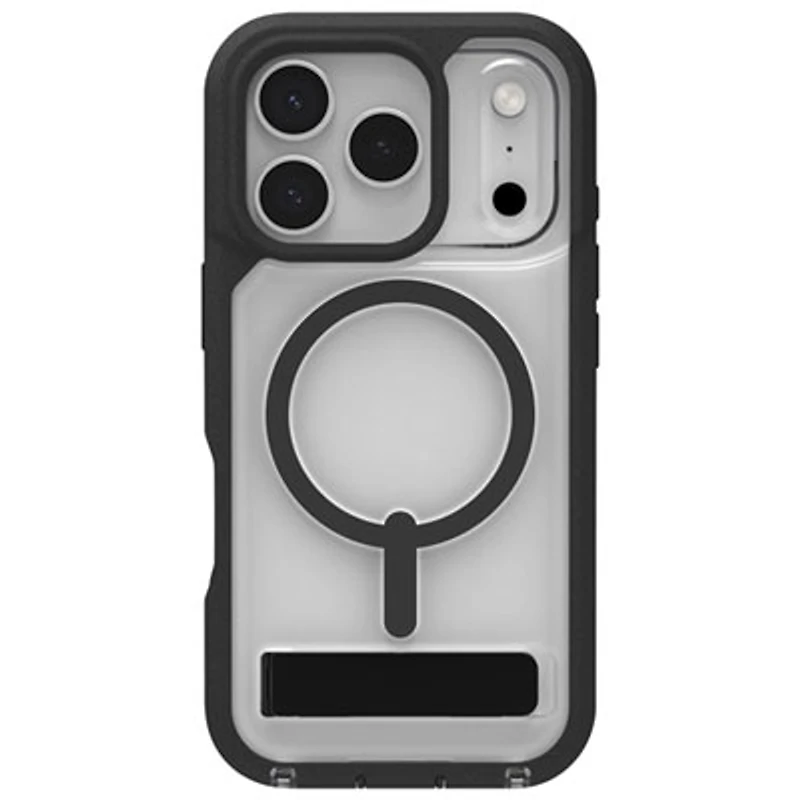 ZAGG Rainier Snap Fitted Hard Shell Case with Kickstand for iPhone 17 Pro - Black