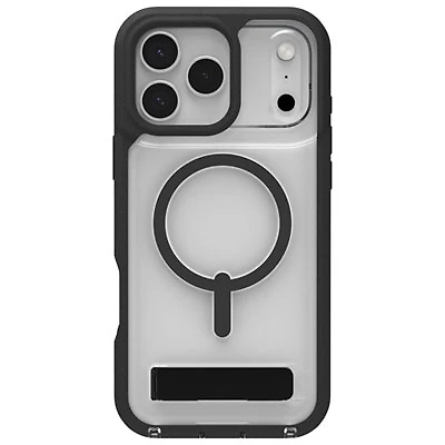 ZAGG Rainier Snap Fitted Hard Shell Case with Kickstand for iPhone 17 Pro Max - Black