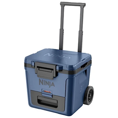 Ninja FrostVault Wheeled Cooler with Dry Zone - 29L (30 Qt) - Lakeshore Blue