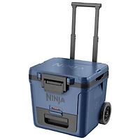 Ninja FrostVault Wheeled Cooler with Dry Zone - 29L (30 Qt) - Lakeshore Blue