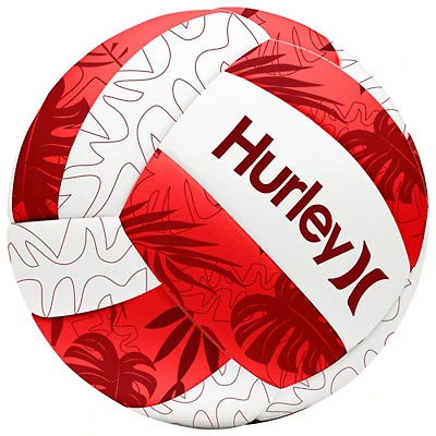 Hurley Neoprene Volleyball - Size 5 - White/Red
