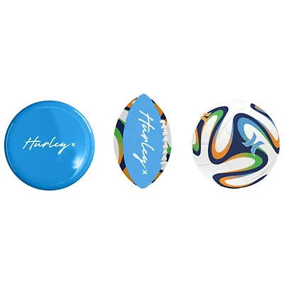 Hurley Swirl Neoprene Ball Set - 3-Pack - Blue