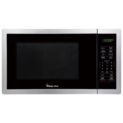 Magic Chef 0.9 Cu. Ft. Counter Top Microwave (MC99MSTF) - Stainless Steel