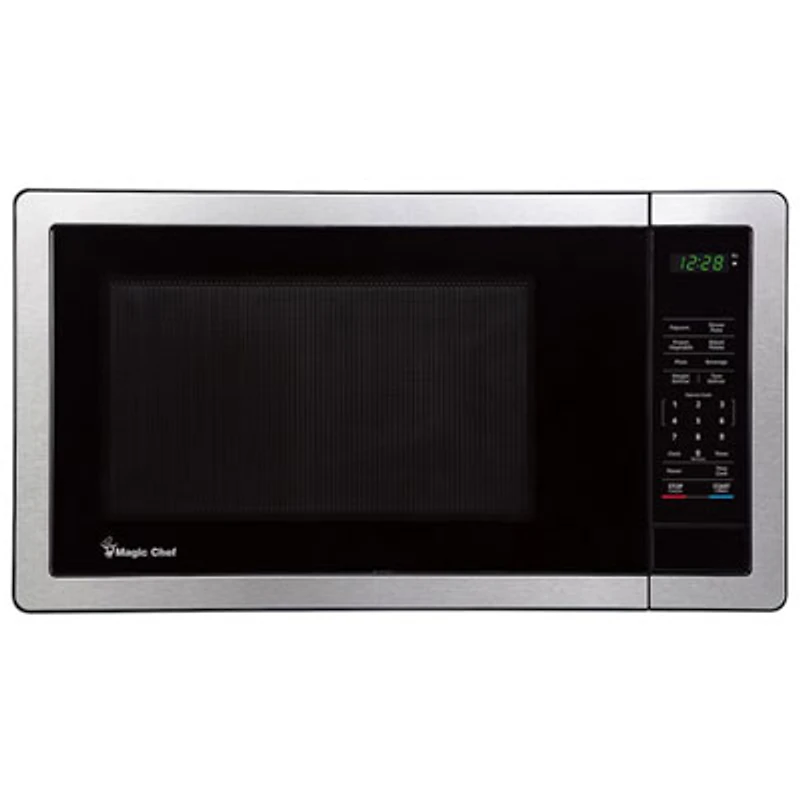 Magic Chef 1.1 Cu. Ft. Counter Top Microwave (MC110MSTF) - Stainless Steel