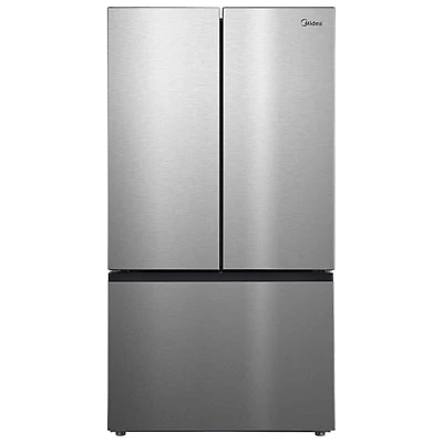 Midea 37" 26.5 Cu. Ft. French Door Refrigerator with Ice Dispenser (MRF27I6BST) - Stainless Steel
