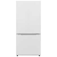 Midea 30" 18.7 Cu. Ft. Bottom Freezer Refrigerator with LED Lighting (MRB19B7AWW) - White