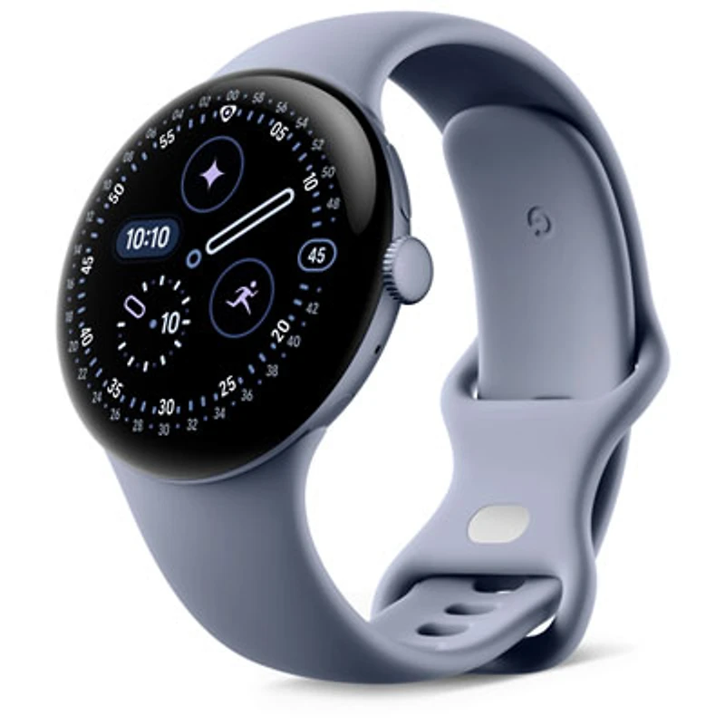 Google Pixel Watch 4 (Bluetooth) 45mm Satin Moonstone Aluminum Case with Moonstone Active Band