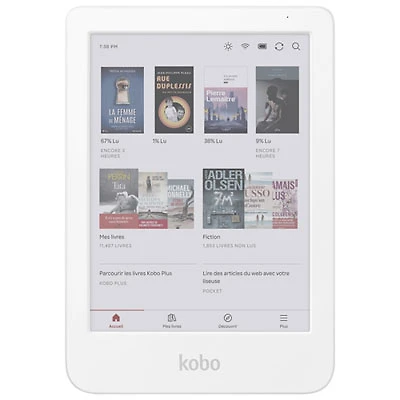 Kobo Clara Colour 6" Digital eReader with Touchscreen - White