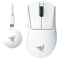 Razer DeathAdder V4 Pro Wireless Optical Gaming Mouse - White