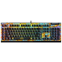Razer BlackWidow V4X Pokemon Backlite Green Mechanical Switches Full-Size Gaming Keyboard
