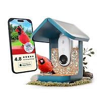 Bird Buddy Pro Solar Smart Bird Feeder - Blue - Exclusive Retail Partner