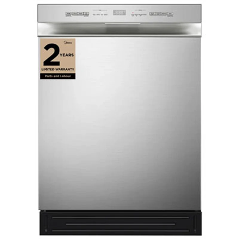Midea 24" 52dB Built-In Dishwasher (MDF24P2BST) - Stainless Steel