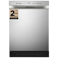 Midea 24" 52dB Built-In Dishwasher (MDF24P2BST) - Stainless Steel