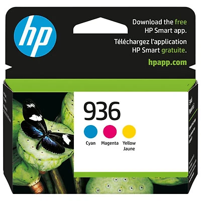 HP 936 Tri-Colour Ink (6C3Z3LN) - 3 Pack