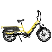 Heybike Hauler Fat-Tire Electric Cargo Bike (750W Motor / 140 km Range / 45 km/h Top Speed) - Yellow