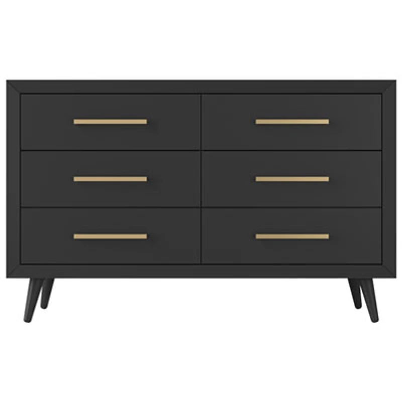 Cranbrook Contemporary 6-Drawer Kids Dresser - Ebony