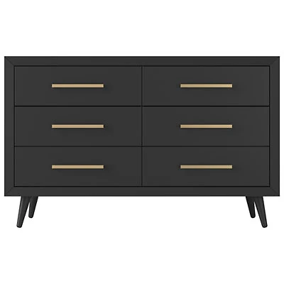 Cranbrook Contemporary 6-Drawer Kids Dresser - Ebony