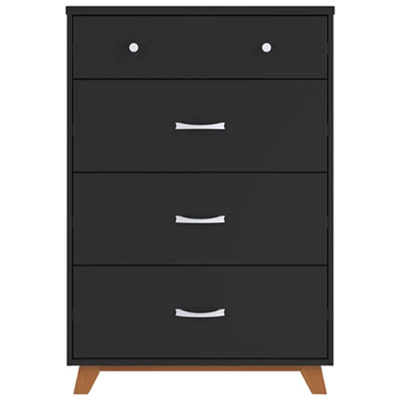 Soho Contemporary 4-Drawer Kids Chest - Ebony