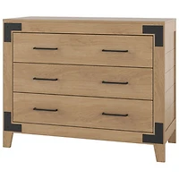Lucas Rustic Country 3-Drawer Kids Dresser
