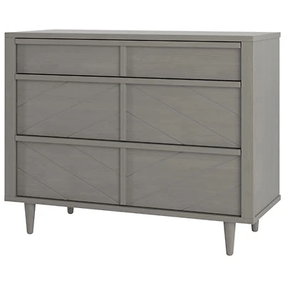 Surrey Hill Modern 3-Drawer Kids Dressers - Lunar Grey