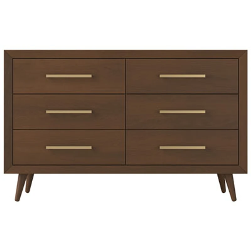 Cranbrook Contemporary 6-Drawer Kids Dressers - Toasted Chestnut