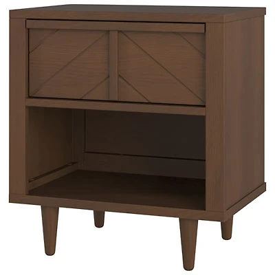 Surrey Hill Modern 1-Drawer Kids Nightstands - Toasted Chestnut