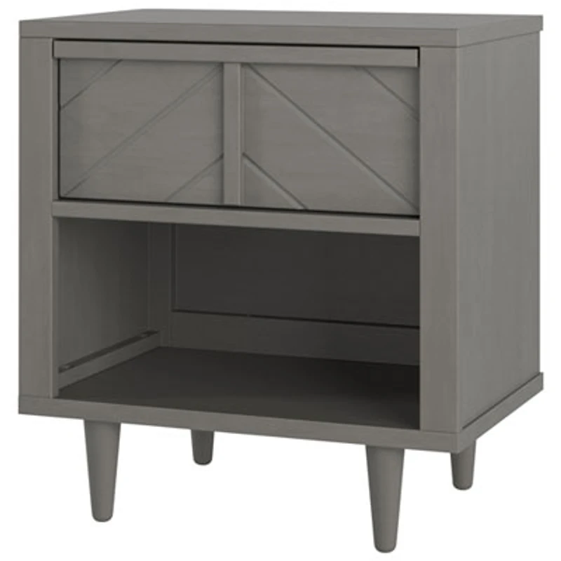 Surrey Hill Modern 1-Drawer Kids Nightstand - Lunar Grey
