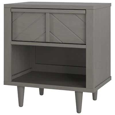 Surrey Hill Modern 1-Drawer Kids Nightstand - Lunar Grey