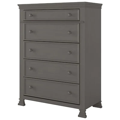 Westgate Traditional 5-Drawer Kids Chest - Chelsea Grey